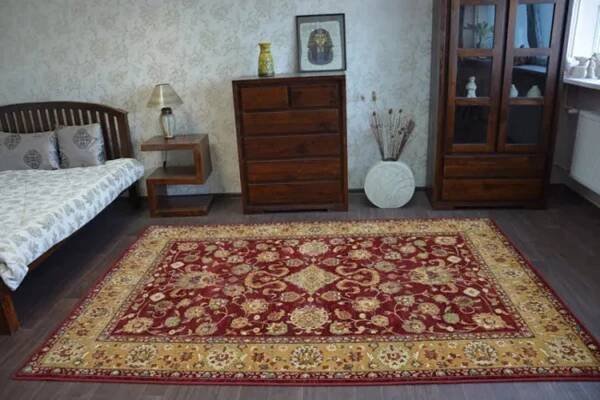 Kusový koberec akrylový EDEN Šlechetný bordó