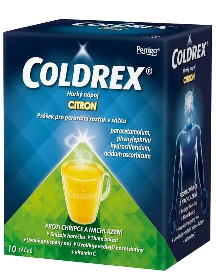 Coldrex Horký nápoj Citron 10 sáčků