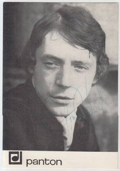 Petr Novák, podpis, autogram, není pohlednice