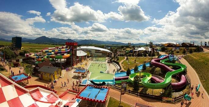 Aquapark Tatralandia. Od 1.6.- 30.9. aj s vonkajšími bazénmi a tobogánmi. - apartmantatralandia.sk