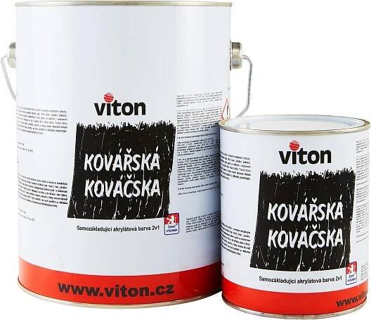 VITON - KOVÁŘSKÁ BARVA/VIT 7021 černošedá, POLOMAT, 0,7kg, samozákladující 1k akrylát na fe/al