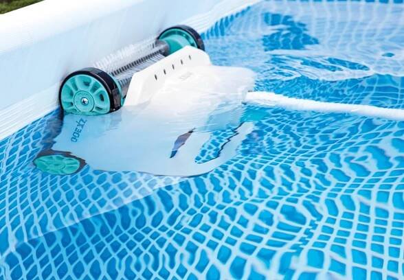 Intex Deluxe ZX 300 čisticí robot do bazénu automatický M Kód výrobce ZESTAW ODKURZACZ DO CZYSZCZENIA DNA BASENU