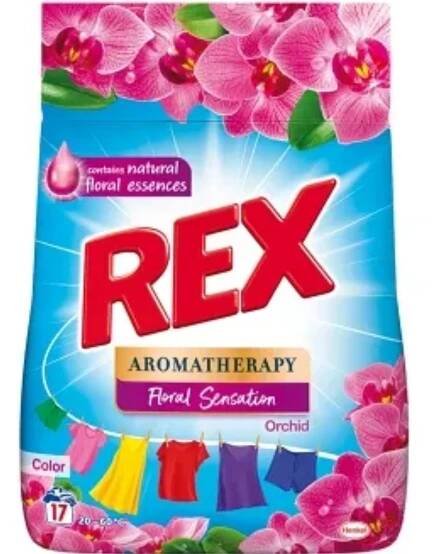 REX prací prášek 17PD 1,02kg - Color Orchid (macadamia)