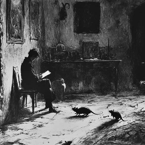 Bram Stoker: Soudcův dům | foto: AI Midjourney