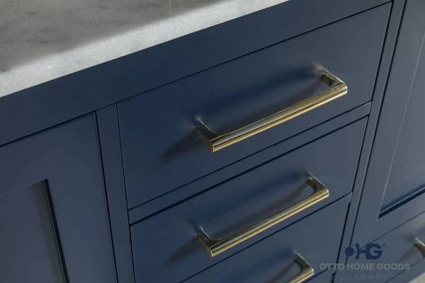 Ashley 60 Blue Double Bowls Bathroom Cabinet