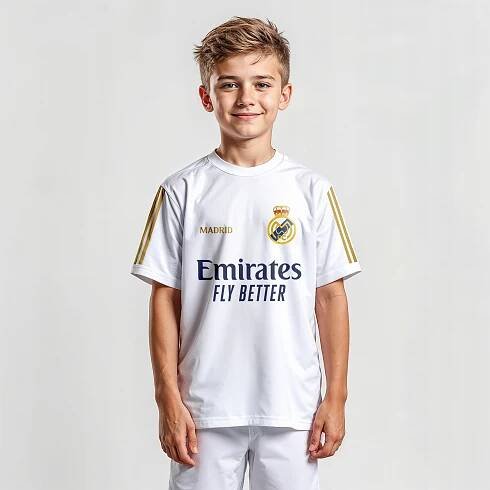 RONALDO fotbalový teplákovka pro děti s potiskem Kostým Madrid Značka žádná značka