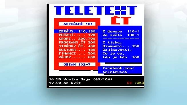 Teletext ČT obhájil své výsadní postavení