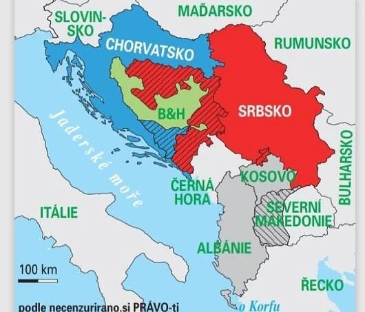 Někdo chce překreslit hranice na Balkáně