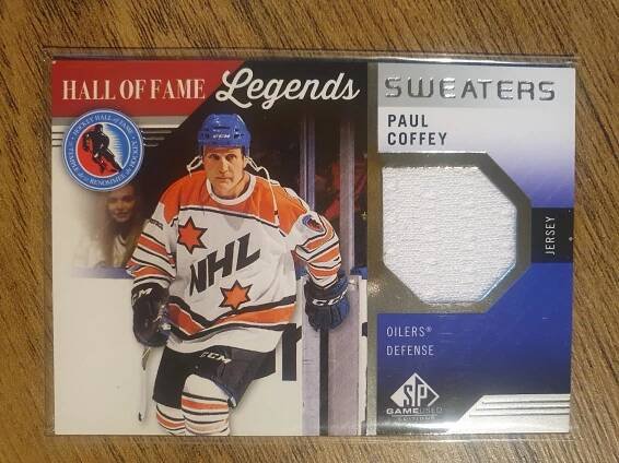 PAUL COFFEY hall of fame jersey EDMONTON OILERS - Hokejové karty