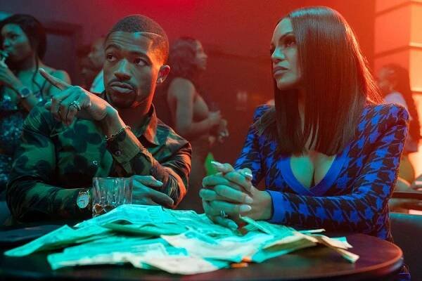 Steven G. Norfleet as Charles, Crystle Stewart as Mallory in episode 114 of Beauty In Black