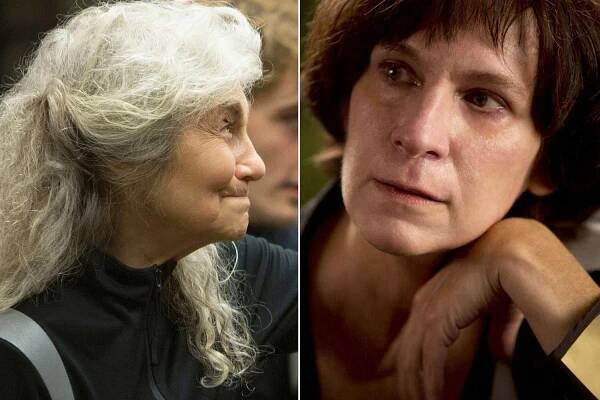 THE HUNGER GAMES: CATCHING FIRE, from left: Lynn Cohen, Sam Claflin, 2013.; Hunger Games: Catching Fire Amanda Plummer
