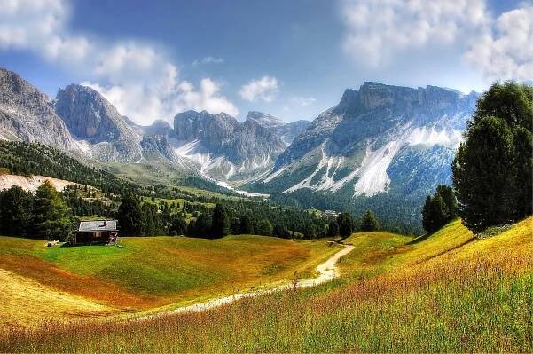 Dolomity, Hory, Itálie, Jižní Tyrolsko