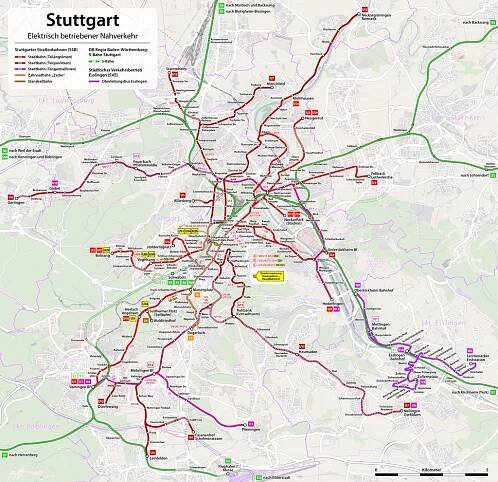 Městská doprava ve Stuttgartu | Rádi cestujeme | nejen levné letenky, ubytování, zimní pobyty
