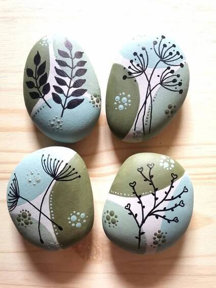 Pin by Acharyagayathri on Kids activity in 2025 | Painted rocks, Rock painting art, Rock painting flowers