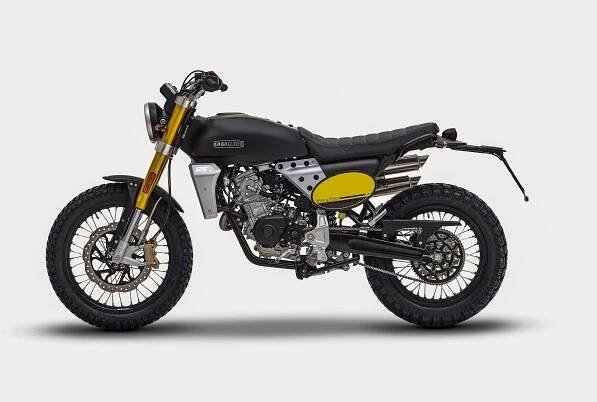 Motocykl Fantic Caballero 125 Scrambler - černá / 2023 | SMRŽ MOTO