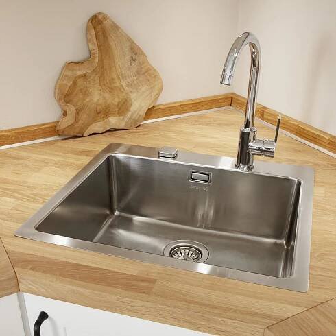 Eckküche Sylt in Alpinweiß - Weiß, ROMANTIK / LANDHAUS, Holzwerkstoff (230/270cm) - Nobilia