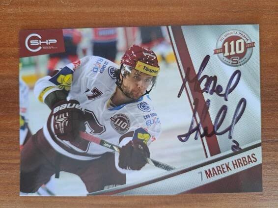 Orig.autogram Marek Hrbas (Sparta Praha)