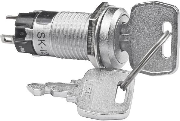 NKK Switches SK12AAW01 SK12AAW01 klíčový spínač 250 V/AC 1 A 1x zap/zap 1 x 90 ° 1 ks