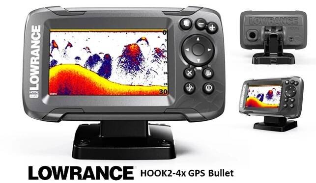Lowrance HOOK2-4X-GPS Bullet fishfinder
