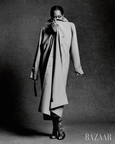 regina king for harpers bazaar april 2024