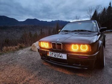 Steady (Phantom) grille kit with headlights for BMW e30, abs-plastic