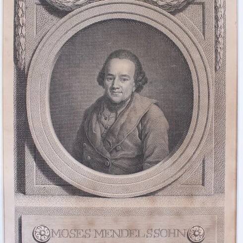 Porträt von Moses Mendelssohn