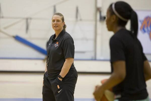 Liberty head coach Katie Smith
