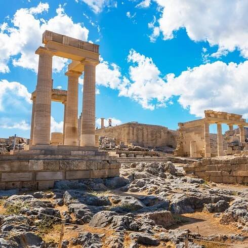 Rhodos: Lindos Akropolis Vstupenka a volitelný audioprůvodce