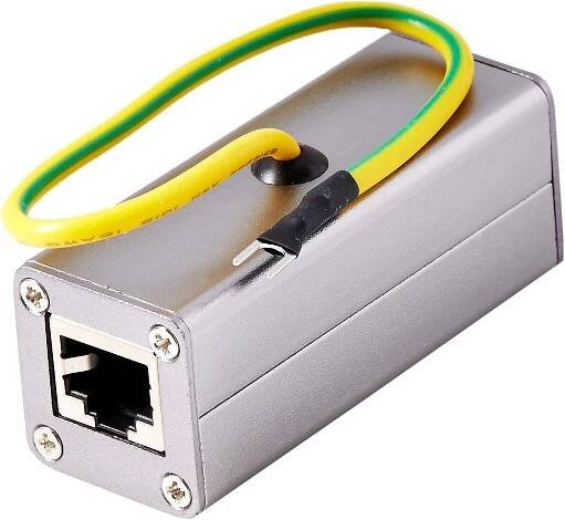 RiteAV - Outdoor Ethernet POE+ / RJ-45 Surge Protector (Shielded) for Thunder & Lightning Protection (Gigabyte)