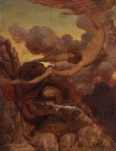Perseus a Andromeda od William Blake Richmond