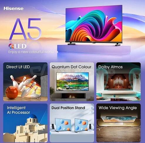 FHD QLED TV Hisense 40A5NQ | OnlineShop.cz