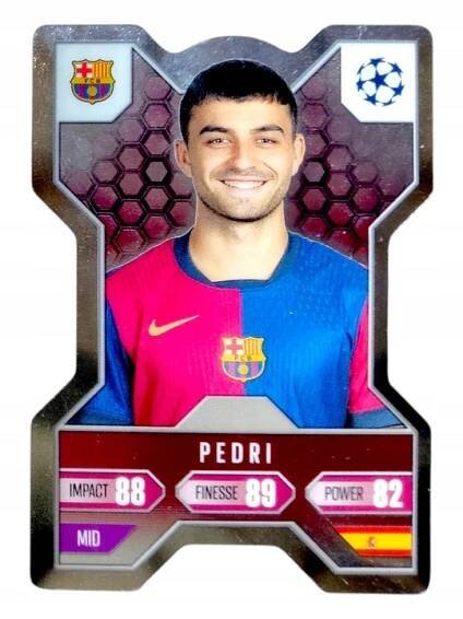 TOPPS EXTRA 2024-2025 CHROM X SHIELD CX3 PEDRI BARCELONA