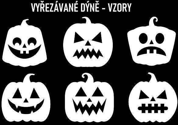 vzory na vyřezávání dýní 