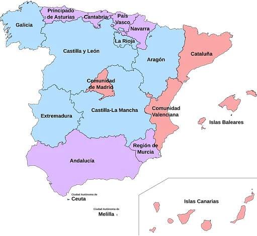 Soubor:Matrimonios homosexuales en España 2008.svg