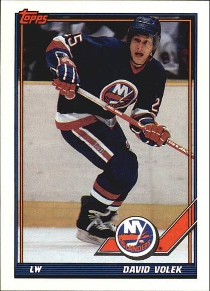 DAVID VOLEK @ NEW YORK ISLANDERS @ Topps