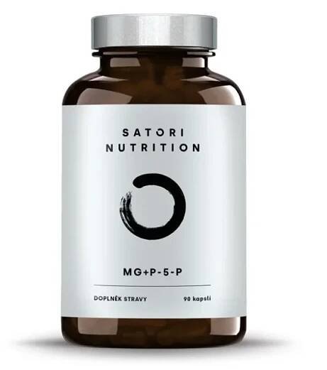 Satori Nutrition Magnesium Bisglycinát MG + P-5-P 90 kapslí