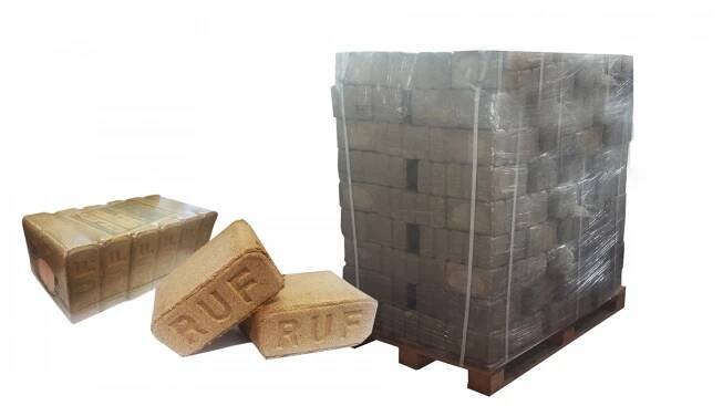 Dřevěné brikety RUF 960 Kg č.1