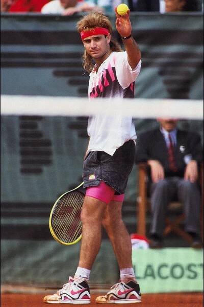 The 10 Most Iconic Tennis Sneaker Moments of All Time | Tennis clothes, Andre agassi, Tennis photos