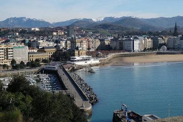 Monte Urgull in San Sebastian, Spain