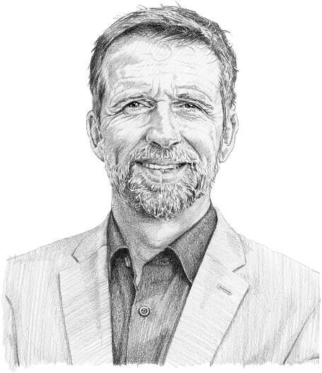 Illustration von Mike Peters.