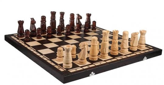 ČistéDřevo Dřevěné šachy velké 60 x 60 cm