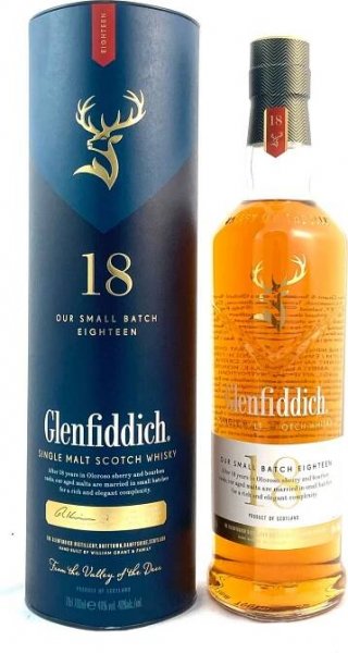 Glenfiddich 18 Years + Box 700ml 40% Vol.