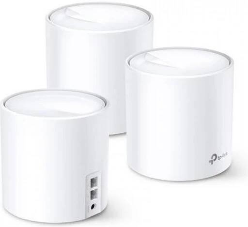 WiFi router TP-Link Deco X60(3-pack) AX5400, WiFi 6, 2x GLAN, / 574Mbps 2,4GHz/ 2402Mbps 5GHz  Možnosti Lemon pay, Edenred, Benefity a.s., Sodexo