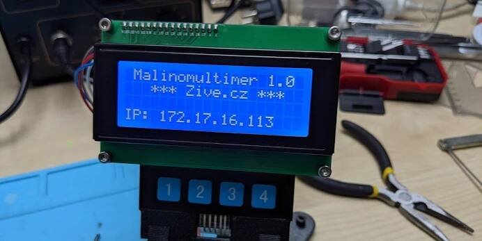 Programování elektroniky: Proměníme Raspberry Pi Zero 2 W ve čtyřkanálový multimetr s Wi-Fi