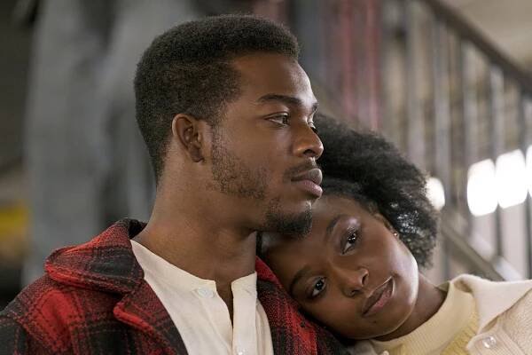Stephan James and KiKi Layne in a scene from "If Beale Street Could Talk"