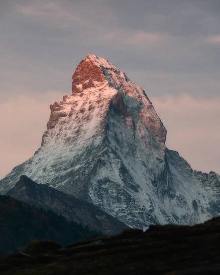 Matterhorn při východu slunce
