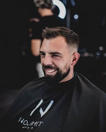 photo coupe homme et taille de barbe 