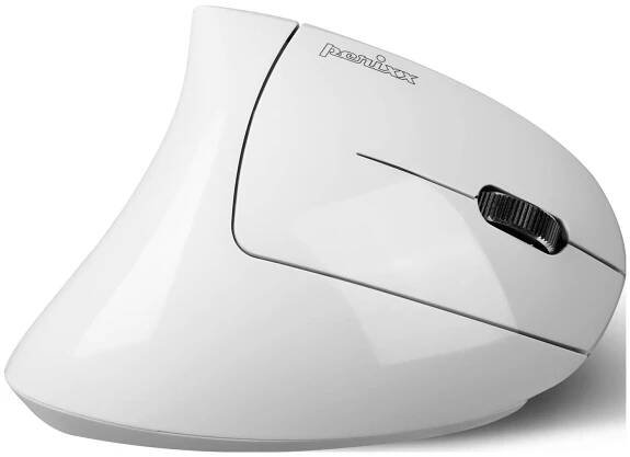 Perixx PERIMICE-813 W ergonomická myš, přenos bezdrátový, Bluetooth®, bílá