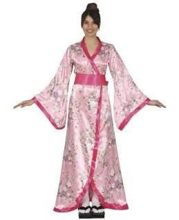 Japonské kimono s páskem – růžové s květinovým vzorem