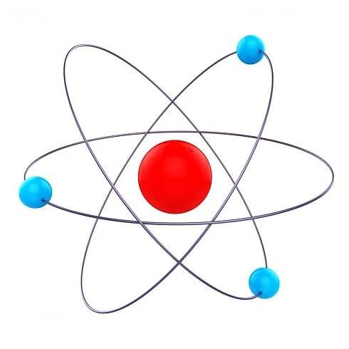 Atomu molekuly znamená vzorec chemické a výzkum — Stock obrázek
